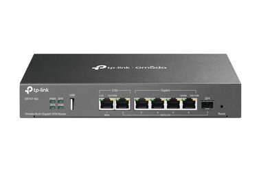 TP-LINK ER707-M2 Omada grau / Router / 2,5 Gbit/s / 2x2,5Gbit/s RJ45 / 4x1Gbit/s RJ45 / 1x1Gbit/s SFP