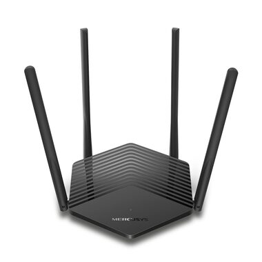 Mercusys MR60X / Wi-Fi 6 Router AX1500 / Dual Wi-Fi / 2,4 GHz 300 Mbit/s / 5 GHz 1201 Mbit/s / 1x WAN / 2x LAN