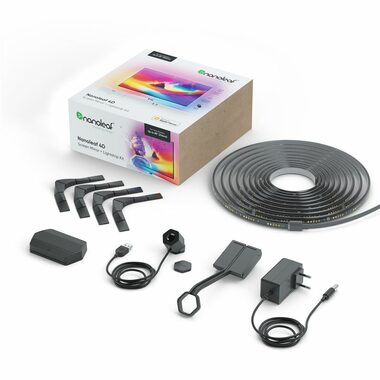 Nanoleaf 4D TV-Bildschirmspiegel + Lightstrips Starter Kit 5,2 m für Fernseher bis zu 85 Zoll / 216 cm