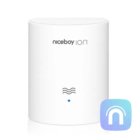 Niceboy ION ORBIS Vibrationssensor weiß / Vibrationsdetektor / ZigBee / Bluetooth / MESH