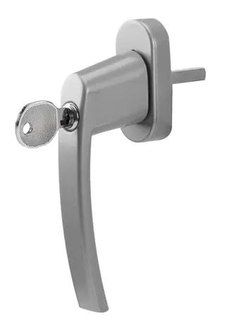 Olympia FGS 100 Fenstergriff mit Schloss silber
