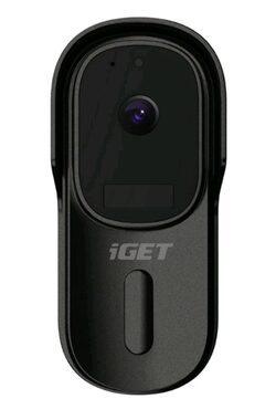 iGet HOME DS1 schwarz / Intelligente kabellose Türklingel / FHD-Kamera / 170°/ IR / CMOS