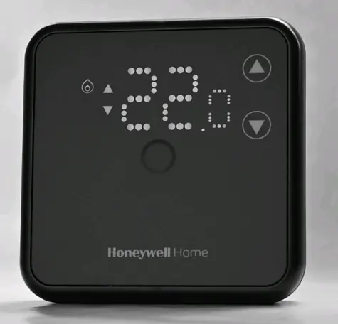 Honeywell Home DT3 (verkabelt) schwarz / Programmierbarer kabelgebundener Thermostat 
