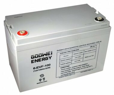 GOOWEI Energy Pb Traktions-Backup-Batterie VRLA GEL 12V/100Ah 