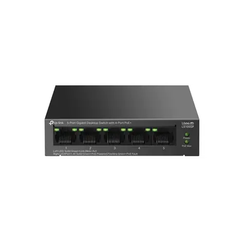 TP-LINK LS105GP / Switch / 10 Gbit/s / 5x GLAN / PoE+