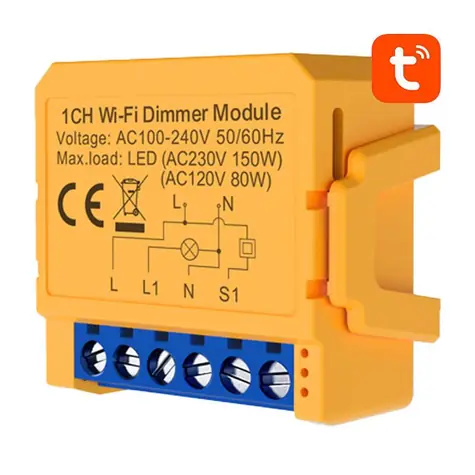 Avatto DMS16-2 gelb / Smart Switch / 2 Kanäle / WiFi