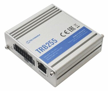 Teltonika TRB255 Gateway / 1x LAN / LTE / NB-IoT / EGPRS / Dual-SIM / GPS / VPN / RutOS