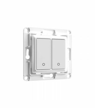 Shelly Wall Switch 2 - Wandschalter weiß / ohne Rahmen