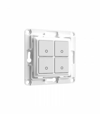 Shelly Wall Switch 4 - Wandschalter weiß / ohne Rahmen