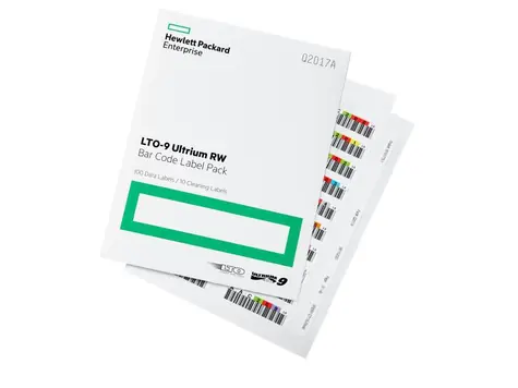 HPE LTO-9 Ultrium RW Barcode-Etikettenpaket