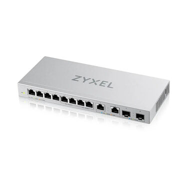 ZyXEL XGS1010-12 / Desktop-Switch / 8x RJ45 1G / 2x RJ45 2,5G / 2x SFP+