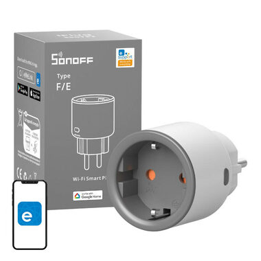 Sonoff S60TPF / Smarte Steckdose mit Verbrauchsmessung / WLAN
