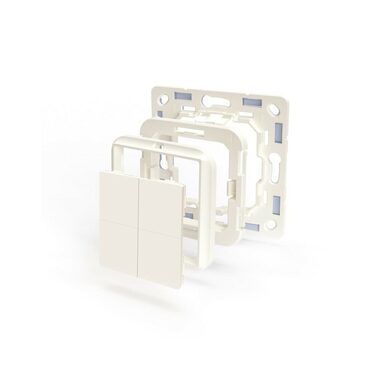 Shelly Blu Wandschalter 4 & Busch-Jaeger-Adapter