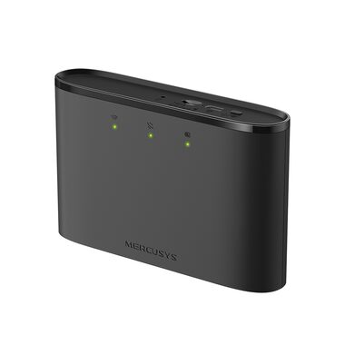 Mercusys MT110 / Mobiles LTE-Modem mit WLAN-Router / 1x SIM-Steckplatz / 2,4 GHz 150 Mbit/s / 2200 mAh
