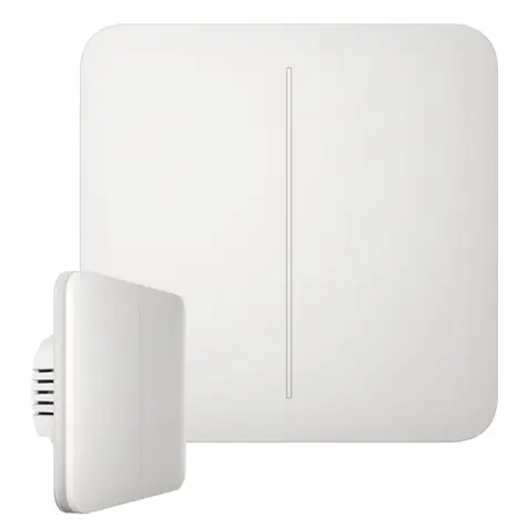 AJAX SoloButton (2-fach) - Einzeltaster für LightSwitch weiß