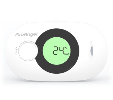 FireAngel FA3322 Multifunktionaler digitaler CO-Melder mit LCD-Display