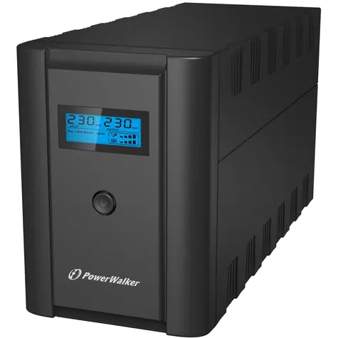 PowerWalker VI 1200 SHL / Backup-USV / 1200 VA / 600 W / 2x FR / 2x IEC C13