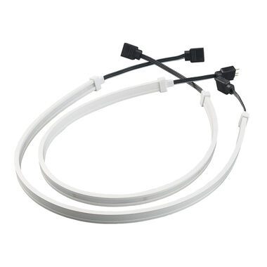 Silverstone LS04 weiß / ARGB LED Streifen / 2Stk. / 4,5W