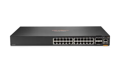 HPE Aruba CX 6200F Switch / 24x Gigabit RJ45-Anschlüsse / 4X 10Gigabit SFP+-Anschlüsse / PoE