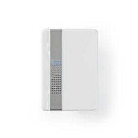 Nedis DOORB223CWT weiß / Funk-Türklingel / 220 - 240 V AC 50 Hz / 1x CR2032 / 80 dB / bis zu 300 m / IP44 