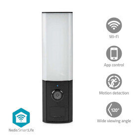 Nedis WIFICOL10CBK / Smarte Außenkamera / WLAN / SmartLife / Full HD 1080p / IP65 / microSD