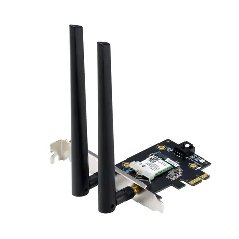 Asus PCE-BE6500 / Wi-Fi 7 / Bluetooth 5.4 / 2,4 GHz + 5,0 GHz + 6,0 GHz