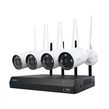 Reolink NVS12-8MB4W - RLK12-800WB4 / Kamera-Set / 4X Kamera / 4K / IP67 / LAN & WAN & HDMI & VGA