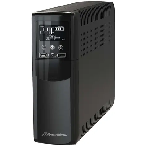 PowerWalker VI 600 CSW / Notstromversorgung / 600VA / 360W / 4 Steckdosen