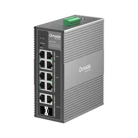 TP-LINK IES210GPP / Switch / 8x GLAN PoE+ / 2x SPF