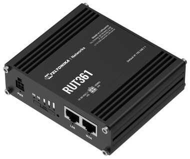 Teltonika RUT361 / Industrierouter / 10 100Mbs / 1x LAN / 1x WAN / 1× SIM-Slot