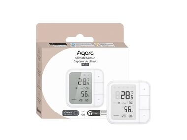 Aqara Klimasensor W100 (TH-S04D) Temperatur- und Feuchtigkeitssensor weiß / Zigbee und Thread 