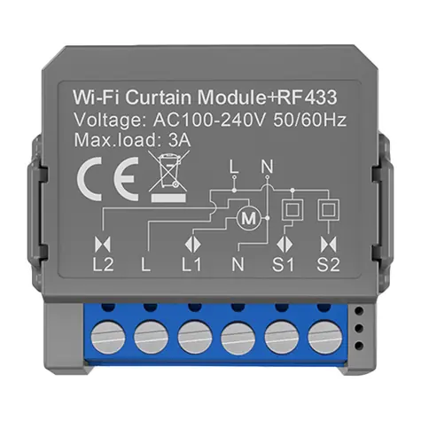Avatto CMS16-RF-1 Intelligentes Vorhang-/Vorhangantriebs-Steuermodul WIFI+RF