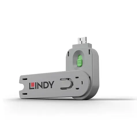 Lindy 40621 USB-A-Anschlussblocker grün