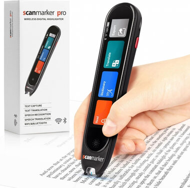 Ectaco Scanmarker Pro Taschenscanner schwarz / USB-C / BT / WiFi / 1000mAh