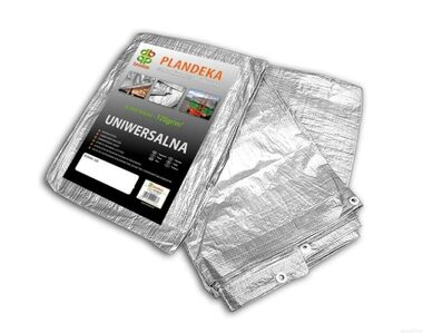 Bradas Abdeckfolie silber 8 x 12 m / 120g/m2