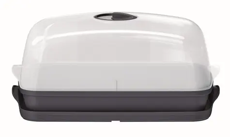 Prosperplast RESPANA TISCHGEWÄCHSHAUS anthrazit 39,1 cm / Pflanzgefäß 