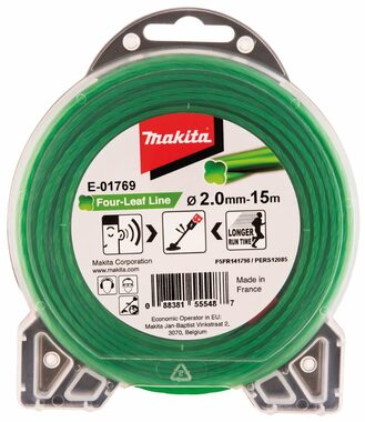 Makita E-01769 Nylonschnur 2,0 mm 15 m grün
