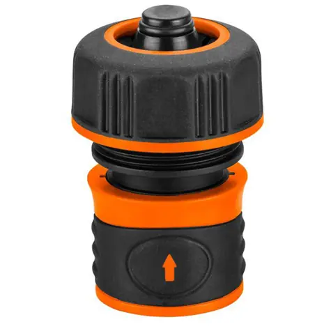 Neo Tools 15-723 orange-schwarz / Schnellkupplung mit STOP-Funktion / Material Kunststoff / 3/4"