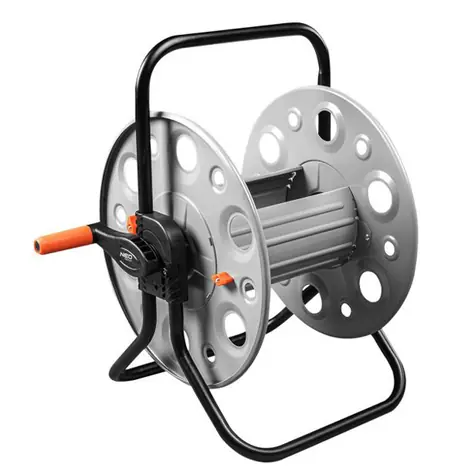 Neo Tools 15-790 grau-schwarz / Ständer für Gartenschlauch bis 100m 1/2" oder 30m 3/4"
