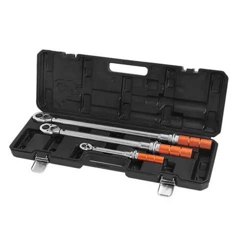 Neo Tools 08-843 / Drehmomentschlüssel-Satz 3-teilig / Größe 1/4 | 3/8 | 1/2 / Aktentasche