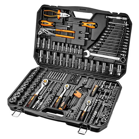 Neo Tools 10-078 / Werkzeug- und Steckschlüsselsatz / 233-tlg