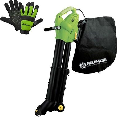 Fieldmann SET FZF 4050 + FZO 6011 / Gartenstaubsauger 3 in 1 + Handschuhe / 3000W / 16 m3/min / 300 km/h / 45 l