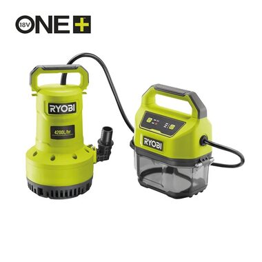 Ryobi RY18SPA / Tauchpumpe / 18V / 4200 l/h / Ohne Akku