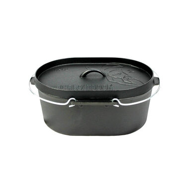 Valhal Outdoor Gusseisen Ovaler Topf (Dutch Oven) VH9L