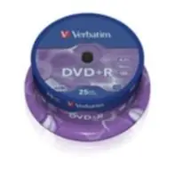 Verbatim 25 Stück DVD+ R 4,7 GB 16x / Spindel