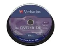 Verbatim 10 Stück DVD+ R DL 8,5 GB 8x / Spindel