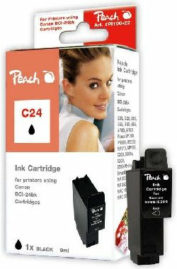 Peach BCI-24 Alternativkartusche / Schwarz
