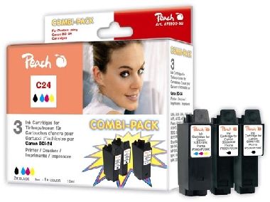 Peach BCI-24 Alternativkartusche / 2x9, 1x15 ml / CombiPack