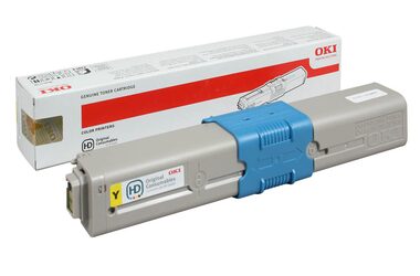 OKI Original Toner für C310 & C330 & C510 & C530 Gelb / 2.000 Seiten