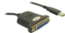 DeLock Konverter USB -> Parallel 25-polig (Mutter) 0,8 m